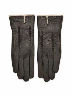 Η καλύτερη συμφωνία 🥰 Wittchen Γυναίκες Δερμάτινα γάντια Γάντια Γυναικεία 44-6-511-DB Μαύρο 🧨