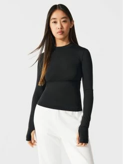 Κουπόνι ⌛ Togoshi Γυναίκες Μπλουζάκια Μπλουζάκι TG22-TSDL500 Μαύρο Slim Fit 🛒