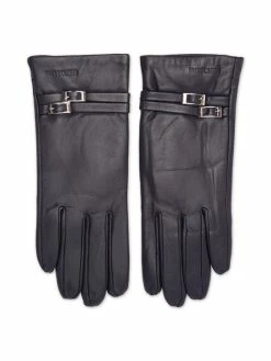 ΧΟΝΔΡΙΚΟ ΕΜΠΟΡΙΟ ⌛ Wittchen Γυναίκες Δερμάτινα γάντια Γάντια Γυναικεία 39-6A-013-7 Σκούρο μπλε 🔔