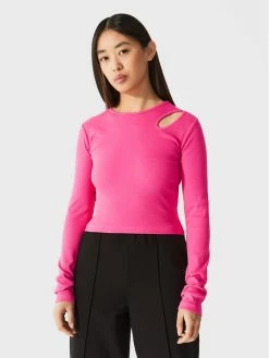 Ολοκαίνουργιο ✨ Togoshi Γυναίκες Μπλουζάκια Μπλουζάκι TG22-TPD141 Ροζ Regular Fit 🛒