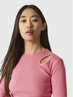 Τοπ 10 😍 Togoshi Γυναίκες Μπλουζάκια Μπλουζάκι TG22-TPD1411 Ροζ Regular Fit 😍 -δερμάτινο πορτοφόλι Κατάστημα unnamed file 1340