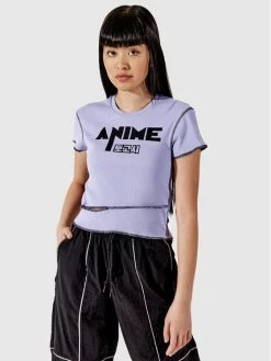 ΧΟΝΔΡΙΚΟ ΕΜΠΟΡΙΟ 🎁 Togoshi Γυναίκες T-shirts T-Shirt TG22-TSD002 Μωβ Slim Fit ⌛