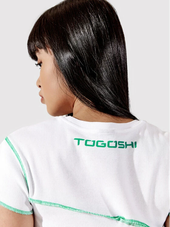 Πολύ καλή προσφορά 😉 Togoshi Γυναίκες T-shirts T-Shirt TG22-TSD001 Λευκό Slim Fit 🔥 5 Πολύ καλή προσφορά 😉 Togoshi Γυναίκες T-shirts T-Shirt TG22-TSD001 Λευκό Slim Fit 🔥 - Image 5