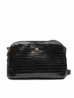 Φτηνός 🎉 Wittchen Γυναίκες Τσάντες Χιαστί Τσάντα 15-4-226-1 Μαύρο 🤩