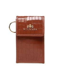 Κουπόνι 🤩 Wittchen Γυναίκες Θήκες Κλειδιών Θήκη κλειδιών 15-2-015-55 Καφέ 👍