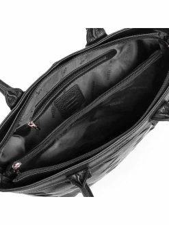 Ολοκαίνουργιο 🧨 Wittchen Γυναίκες Τσάντες με Χερούλι Τσάντα 94-4E-900-1 Μαύρο ✨ -δερμάτινο πορτοφόλι Κατάστημα unnamed file 254