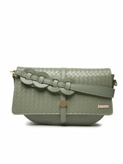 Νέος 👏 Wittchen Γυναίκες Τσάντες με Χερούλι Τσάντα 94-4Y-508-Z Πράσινο ✔️