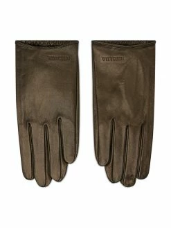 Η καλύτερη συμφωνία ❤️ Wittchen Γυναίκες Δερμάτινα γάντια Γάντια Γυναικεία 46-6-309-G Καφέ 🔥