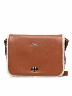 Ολοκαίνουργιο 🔥 Wittchen Γυναίκες Τσάντες Χιαστί Τσάντα 93-4Y-505-5 Καφέ ✨