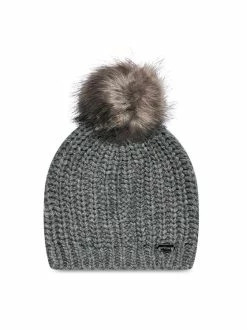 Η καλύτερη συμφωνία 🎁 Wittchen Γυναίκες Χειμωνιάτικοι Σκούφοι Σκούφος 93-HF-002-8 Γκρι 💯
