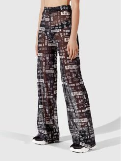 Best Pirce 🤩 Togoshi Γυναίκες Υφασμάτινα Παντελόνια Παντελόνι υφασμάτινο TG22-SPD020 Μαύρο Regular Fit 🤩