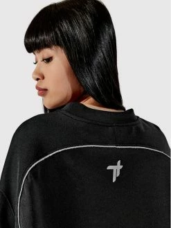 Best Pirce ⌛ Togoshi Γυναίκες Μπλούζες Μπλούζα TG22-BLD002 Μαύρο Oversize 🔥 -δερμάτινο πορτοφόλι Κατάστημα unnamed file 750