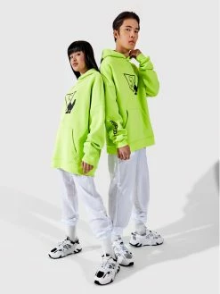 Καλύτερες κριτικές για 🤩 Togoshi Μπλούζες Χωρίς Φερμουάρ Μπλούζα Unisex TG22-BLU002 Πράσινο Oversize ✔️