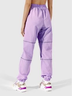 Flash Sale 😍 Togoshi Γυναίκες Υφασμάτινα Παντελόνια Παντελόνι υφασμάτινο TG22-SPD001 Μωβ Oversize 🎁 -δερμάτινο πορτοφόλι Κατάστημα unnamed file 760