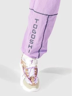 Flash Sale 😍 Togoshi Γυναίκες Υφασμάτινα Παντελόνια Παντελόνι υφασμάτινο TG22-SPD001 Μωβ Oversize 🎁 -δερμάτινο πορτοφόλι Κατάστημα unnamed file 762