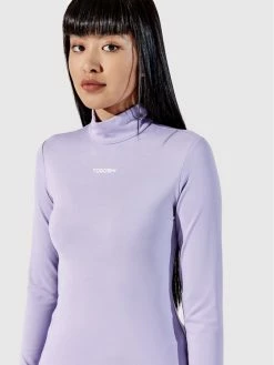 Καλύτερη πώληση 🥰 Togoshi Γυναίκες Μπλουζάκια Μπλουζάκι TG22-TSDL001 Μωβ Extra Slim Fit 😉 -δερμάτινο πορτοφόλι Κατάστημα unnamed file 778