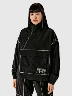 Flash Sale ✔️ Togoshi Γυναίκες Μπουφάν Anorak TG22-KUD002 Μαύρο Oversize 🧨