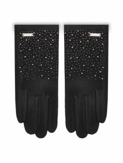 Συμφωνίες 😀 Wittchen Γυναίκες Πλεκτά γάντια Γάντια Γυναικεία 47-6-105-1 Μαύρο ⭐